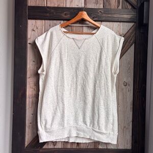 Free People movement gray sleeveless sweatshirt size medium